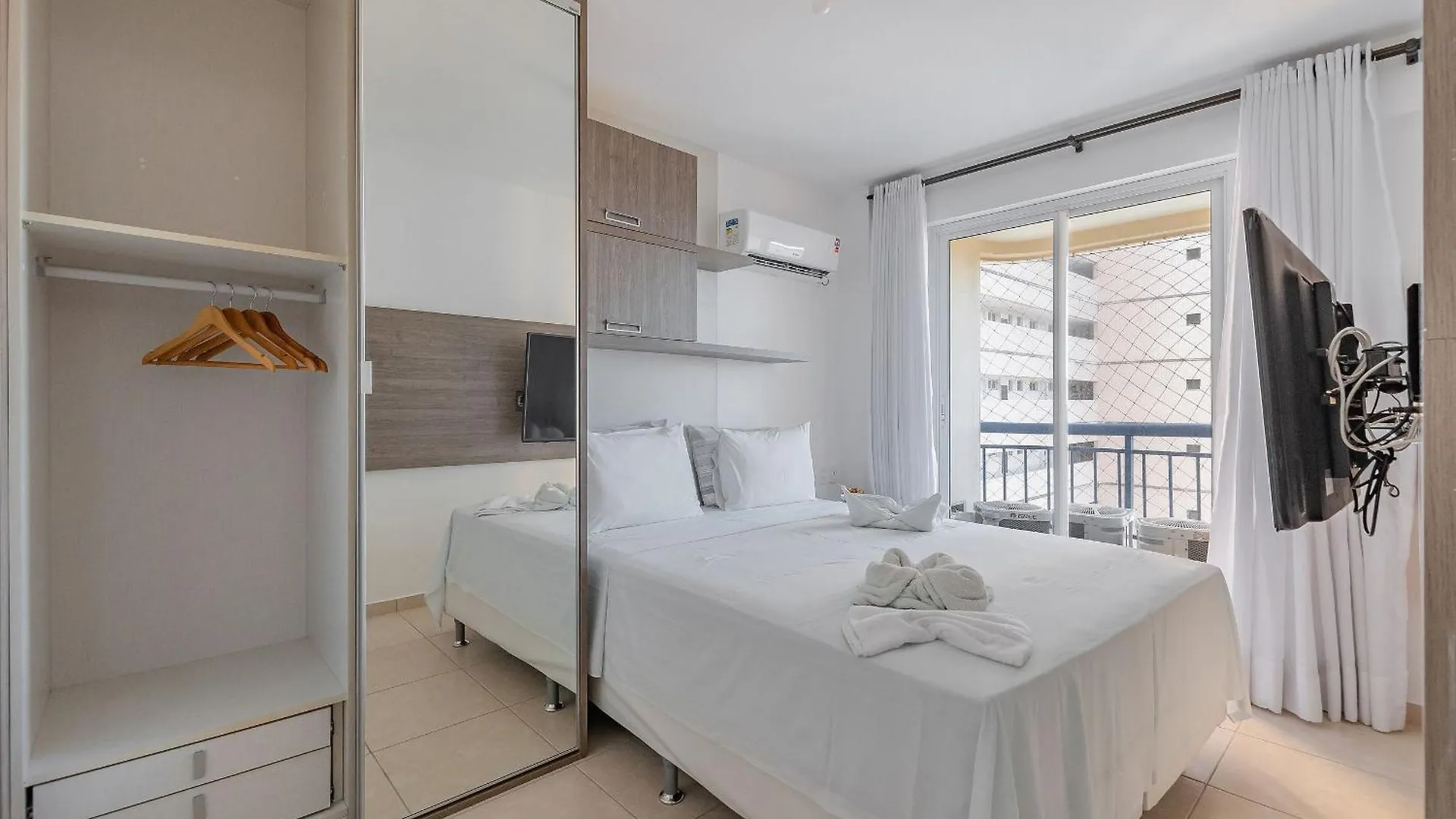 福塔雷萨No Balanco Do Mar Experiencia Unica, Vista Mar, Flat Projetado公寓 福塔雷萨