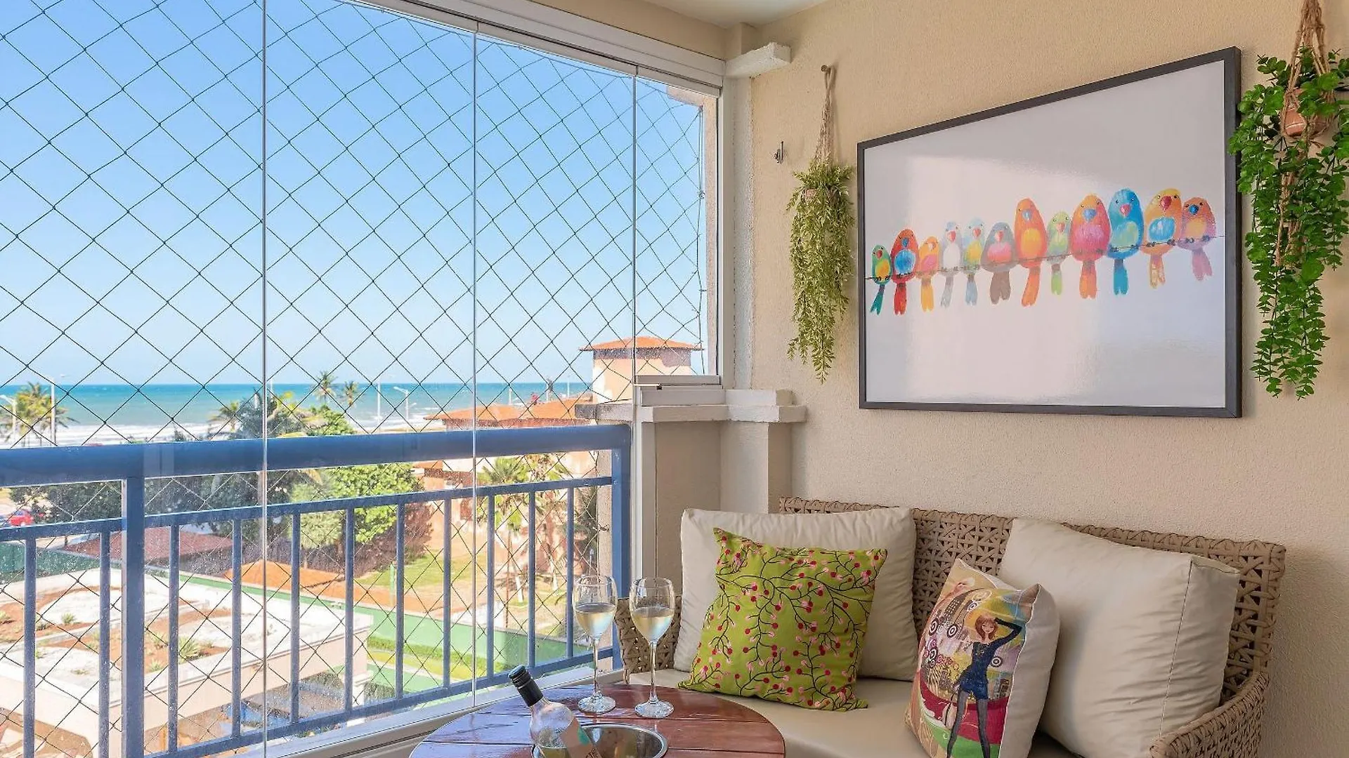 福塔雷萨No Balanco Do Mar Experiencia Unica, Vista Mar, Flat Projetado公寓 公寓